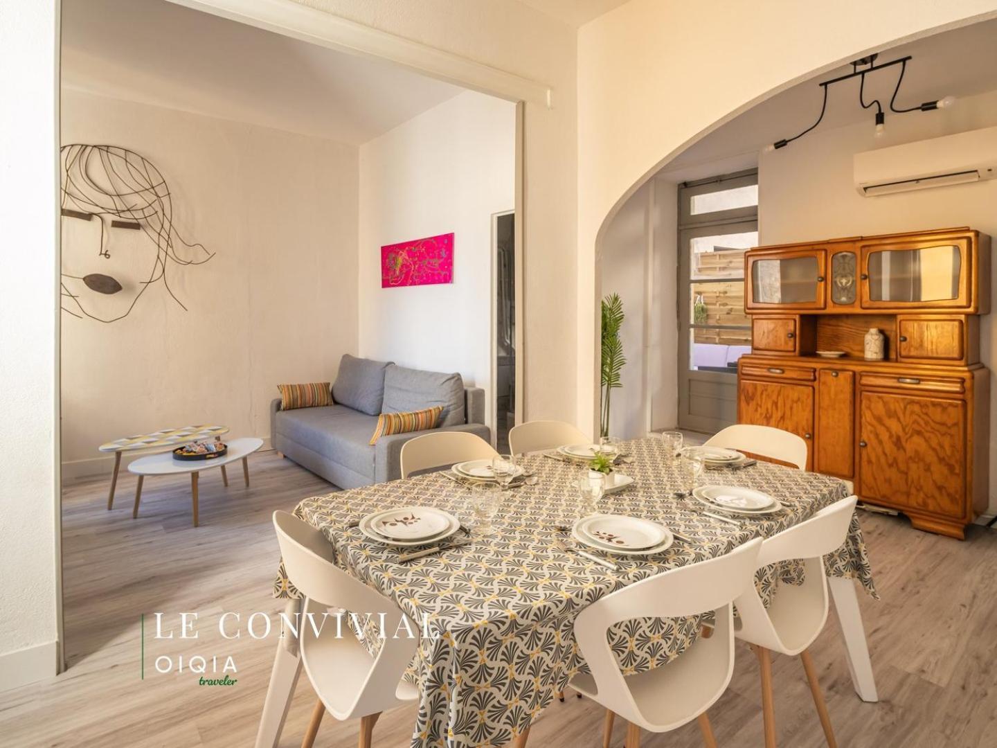Apartment Le Convivial ~ Climatisation ~ Terrasse ~ Halles Narbonne
